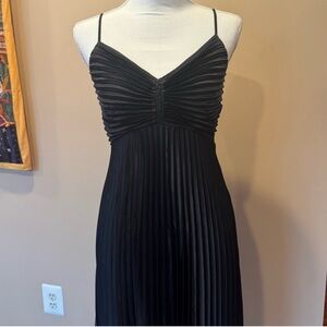 Black Pleated Dress